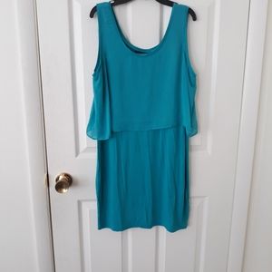 Teal mini dress